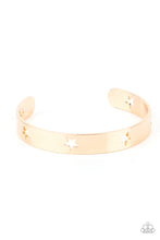 Load image into Gallery viewer, American Girl Glamour Paparazzi Cuff Bracelet  - Gold
