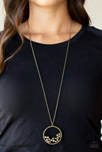 Load image into Gallery viewer, Galactic Glow Paparazzi Necklace - Brass
