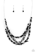 Load image into Gallery viewer, Placid Pebbles Paparazzi Necklace - Black
