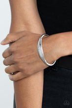 Load image into Gallery viewer, Ancient Accolade Paparazzi Cuff Bracelet  - Silver
