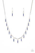Load image into Gallery viewer, Metro Muse Paparazzi Necklace - Blue
