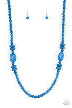 Load image into Gallery viewer, Tropical Tourist Paparazzi Necklace - Blue
