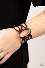 Load image into Gallery viewer, Rural Rodeo Paparazzi Leather Urban Bracelet  - Brown
