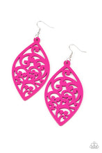 Load image into Gallery viewer, Coral Garden Paparazzi Wood Earring - Pink
