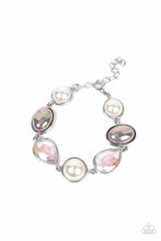 Load image into Gallery viewer, Nostalgically Nautical Paparazzi Bracelet  - Silver - Iridescent
