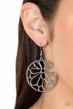 Load image into Gallery viewer, Glowing Glades Paparazzi Earring - Silver
