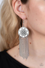 Load image into Gallery viewer, Fringe Control Paparazzi Earring - Black
