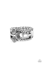Load image into Gallery viewer, Head In The Stars Paparazzi Ring - Silver Hematite EMP 2021

