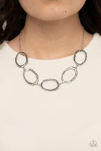 Load image into Gallery viewer, Gritty Go-Getter Paparazzi Necklace - Silver
