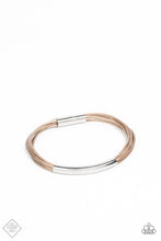 Load image into Gallery viewer, Modern Harmony Paparazzi Magnetic  Bracelet - Brown - December 2021 Fashion Fix

