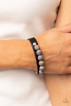 Load image into Gallery viewer, Saturn Safari Paparazzi Bracelet - Black - Multi
