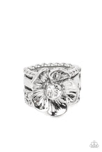 Load image into Gallery viewer, Prismatically Petunia Paparazzi Ring - White
