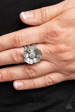 Load image into Gallery viewer, Prismatically Petunia Paparazzi Ring - White
