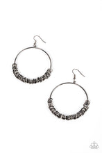 Load image into Gallery viewer, Retro Ringleader Paparazzi Earring - Multi - Silver / Gunmetal
