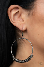 Load image into Gallery viewer, Retro Ringleader Paparazzi Earring - Multi - Silver / Gunmetal
