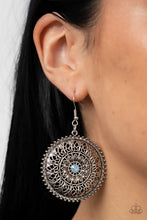 Load image into Gallery viewer, Spellbinding Botanicals Paparazzi Earring - Blue - Opal
