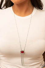 Load image into Gallery viewer, Happily Ever Ethereal Paparazzi Necklace - Red - Moonstone
