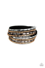 Load image into Gallery viewer, This Time With Attitude Paparazzi Double Wrap Bracelet  - Black
