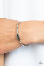 Load image into Gallery viewer, Free-Spirited Shimmer Paparazzi Cuff Bracelet - Blue
