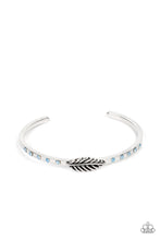 Load image into Gallery viewer, Free-Spirited Shimmer Paparazzi Cuff Bracelet - Blue
