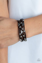 Load image into Gallery viewer, Aphrodite Ascending Paparazzi Magnetic Bracelet - Brown
