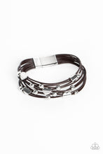 Load image into Gallery viewer, Aphrodite Ascending Paparazzi Magnetic Bracelet - Brown
