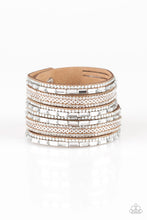 Load image into Gallery viewer, A Wait-and-SEQUIN Attitude Paparazzi Bracelet  - Brown
