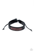 Load image into Gallery viewer, THIS QUILL ALL BE YOURS Paparazzi Leather Urban Bracelet  - BLACK
