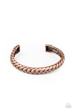 Load image into Gallery viewer, Tough as Nails Paparazzi Men's Bracelet - Copper

