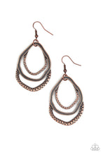 Load image into Gallery viewer, Canyon Casual Paparazzi Earring - Copper
