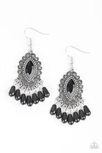 Load image into Gallery viewer, Private Villa Paparazzi Earring  - Black
