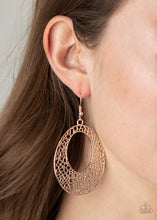 Load image into Gallery viewer, Serenely Shattered Paparazzi Earring - Rose Gold
