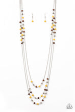 Load image into Gallery viewer, SEASONAL SENSATION Paparazzi Necklace - YELLOW

