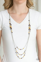 Load image into Gallery viewer, SEASONAL SENSATION Paparazzi Necklace - YELLOW
