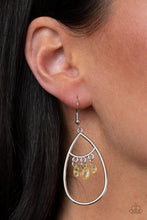 Load image into Gallery viewer, SHIMMER ADVISORY  Paparazzi Earring - YELLOW
