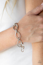 Load image into Gallery viewer, Simplistic Shimmer Paparazzi Bracelet - Silver
