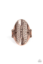 Load image into Gallery viewer, Shields Up Paparazzi Ring - Copper
