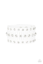 Load image into Gallery viewer, Now Taking The Stage Paparazzi Leather Bracelet  - White
